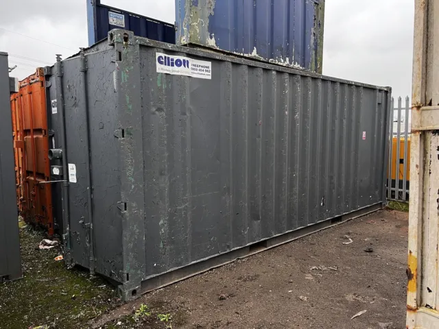 21ft Storage Container Shipping Container site cabin Secure Store Welfare