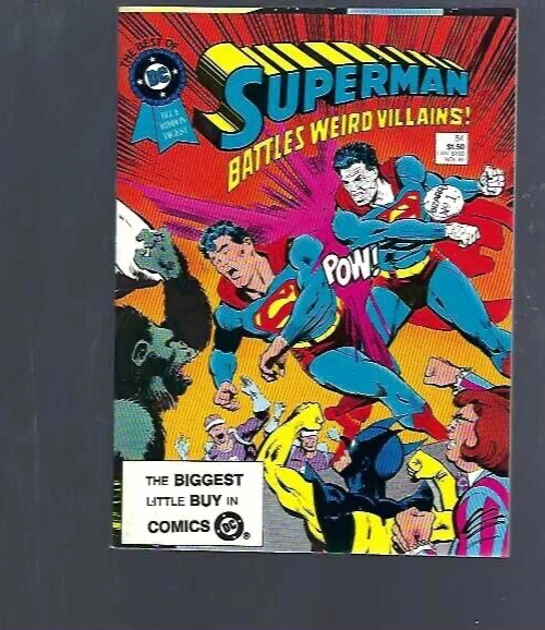 Best Of Dc Blue Ribbon Digest 54 - Superman Weird Villians  - Nm- 9.2 - Dc