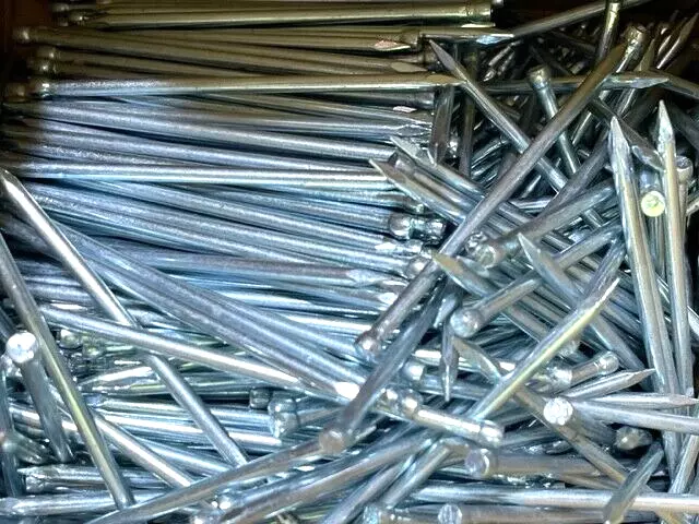 Nails Grip Rite Bright Finish Nails 10D -3"   FREE SHIPPING     Lot Of  15lbs