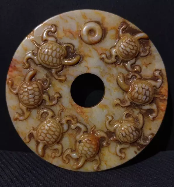 Ancient Chinese antique, Han Dynasty jade bi