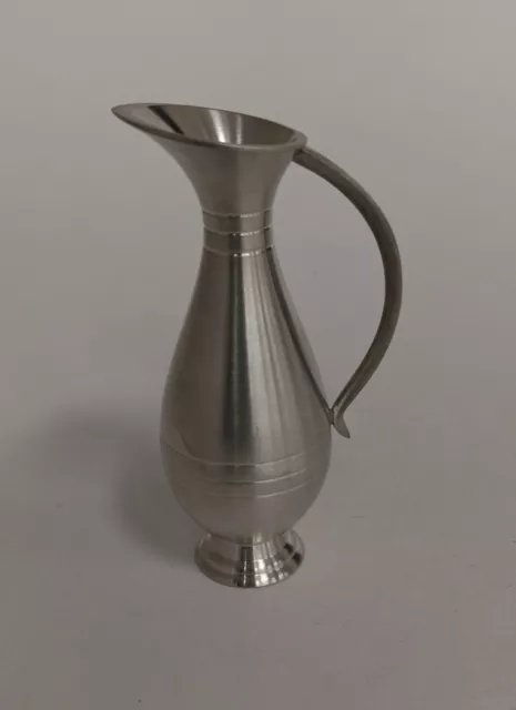 Vintage Selangor Pewter Pouring Pitcher 5.5” Tall