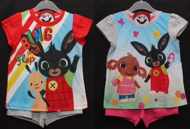 BING BUNNY Girl's Short PJs / Shorty Pyjamas BING & SULA or BING & FLOP