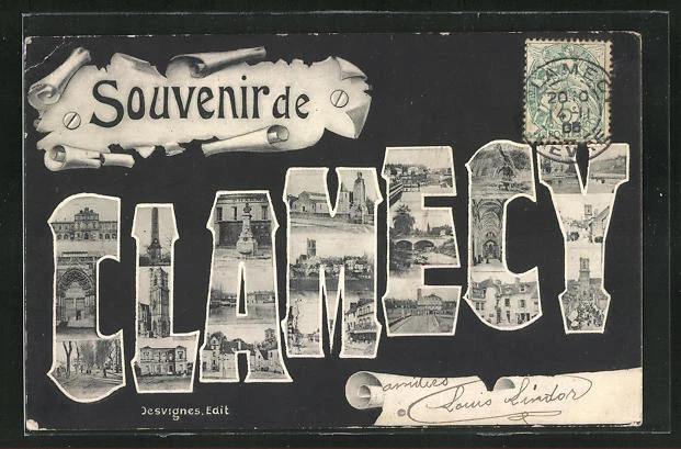 CPA Clamecy, Miscellaneous General View 1905