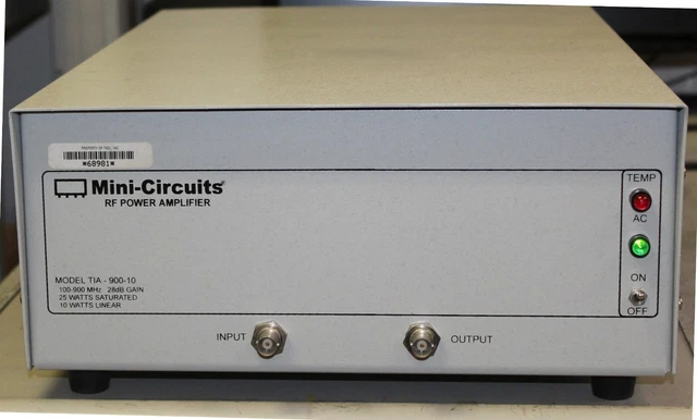 Mini-Circuits TIA-900-10 RF Power Amplifier Mini-Circuits TIA-900-10 RF Power Amplifier