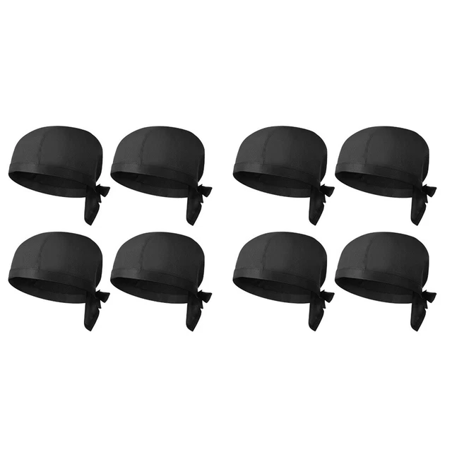 8 Pcs  Waiter Uniform Bakery BBQ Grill Hats Classic Chef Working Hat for Cooking