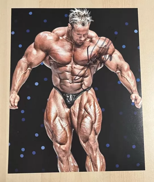 JAY CUTLER HAND SIGNED 8x10 PHOTO AUTOGRAPHED BODYBUILDER LEGEND COA