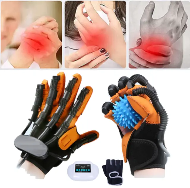 Schlaganfall Training Rehabilitation Handschuhe Finger Hemiplegia Roboter L&R EU