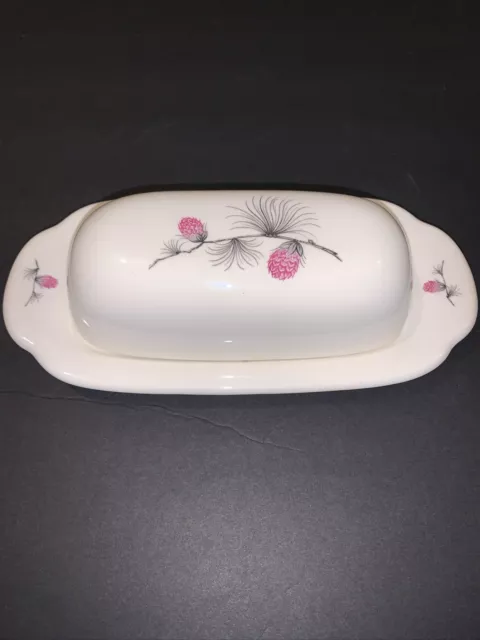 Canonsburg Covered Butter Dish ~ Wild Clover