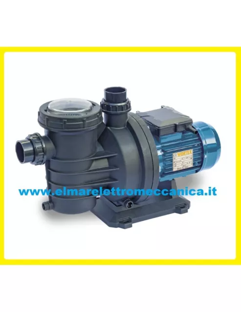 1,5 HP 1100 W Wortex POOL 1500 Elettropompa Per Piscina Pompa 1,1 KW