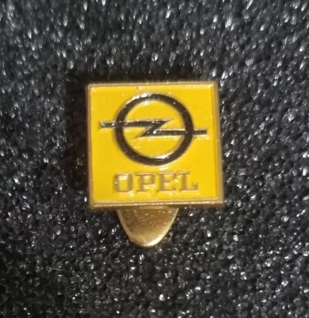 Opel Knopf Logo lackiert 60er-70er Jahre Schweiz ALT+Original - Maße 15x15mm