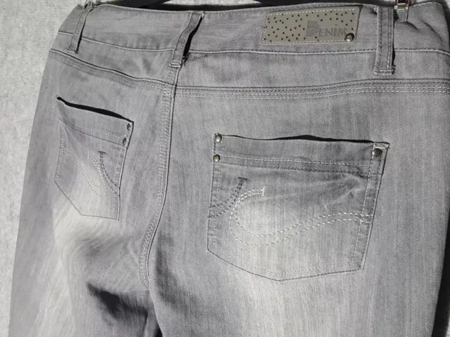 Jeans Pantaloni Donna Grigio Cache Cache Taglia 42 (veste tg. 44-46) 3