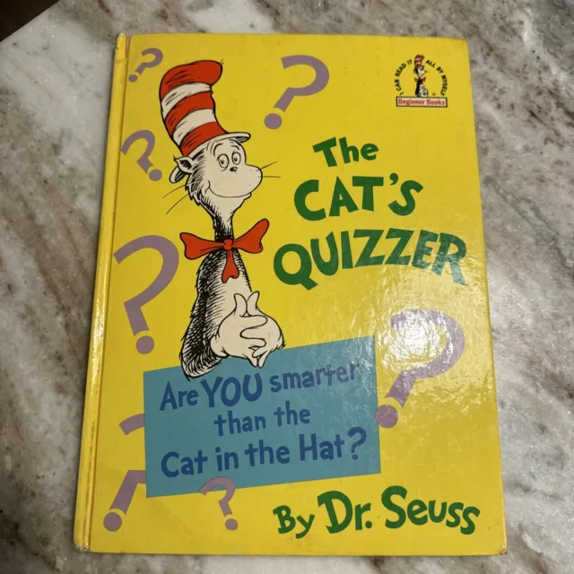 Dr. Seuss - The Cat's Quizzer - First Edition 1-10 RARE Banned Vintage HB