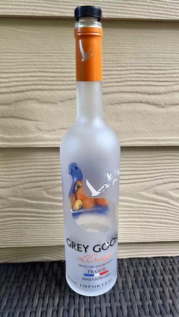 Grey Goose Vodka 750 ML Empty Liquor Bottle with Cork Lid Home Decor Crafts