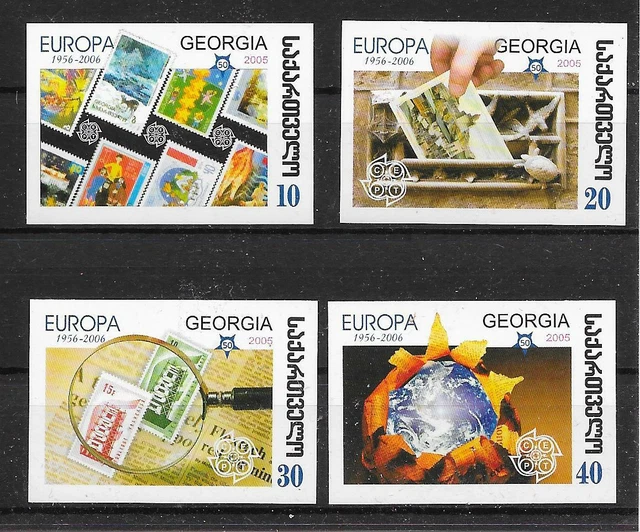 i797 GEORGIEN/ 50 Jahre CEPT MiNr 507/10 B **
