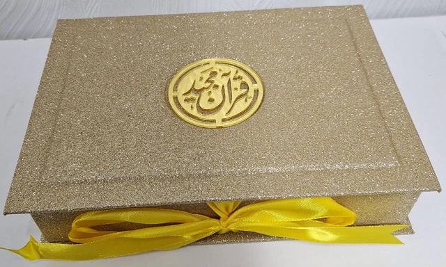 Quran with a cover (gold)