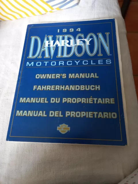 Manuel Du Proprietaire Harley Davidson 1994