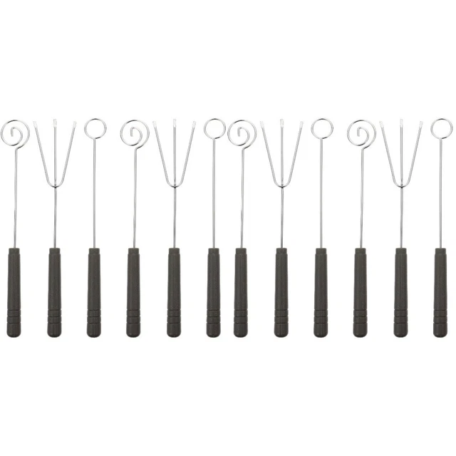 12 pz forchette per cioccolato acciaio inox fonduta forchette in acciaio inox forchette per insalata