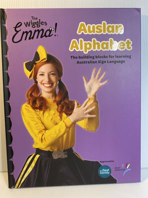 AUSLAN ALPHABET BOOK Emma! The Wiggles Sign Language Childrens HB Book ...