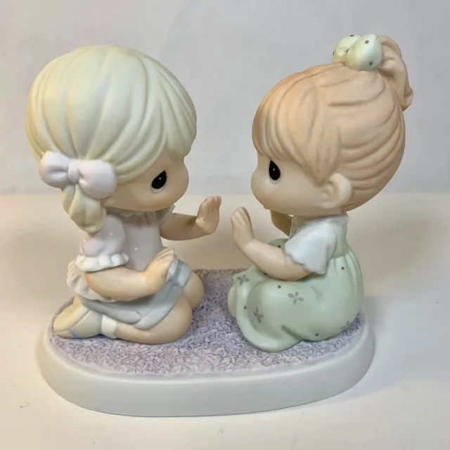Precious Moments Figurine Having A Sister Is Always Having A Friend 2006 Retired