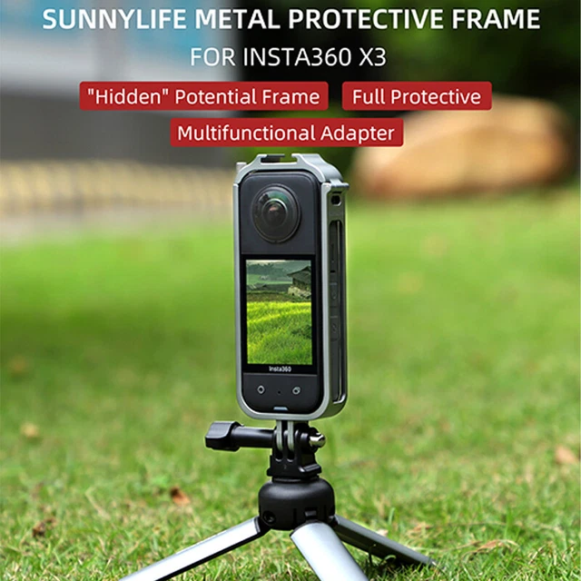 METAL RABBIT CAGE For Insta360 X3 Protective Expansion Frame Accessor ...