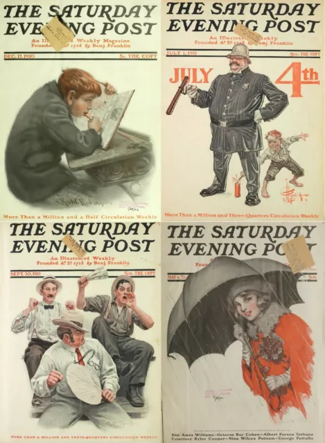 149 Old Rare Issues of The Saturday Evening Post Magazine (1903-1922) on DVD