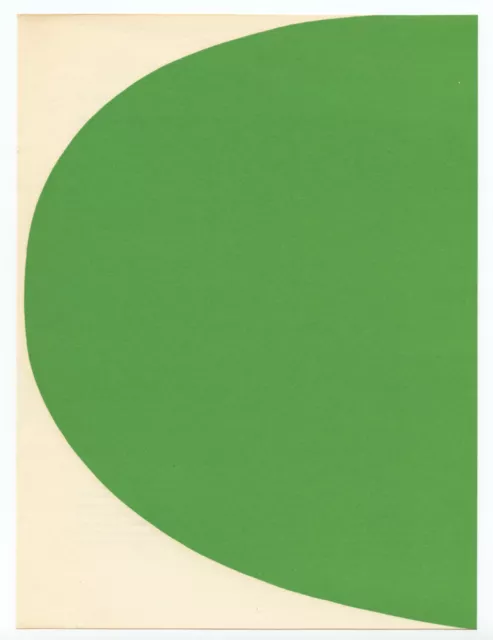 Ellsworth KELLY Lithographie Bedruckt IN 1962 B