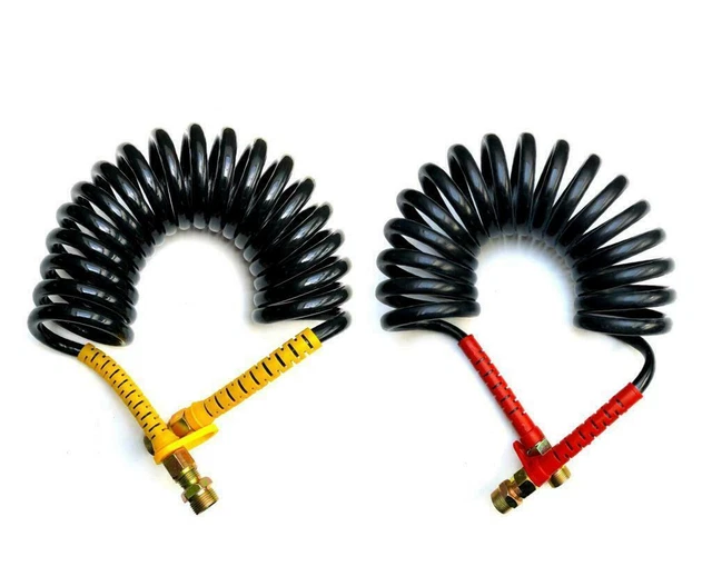 Tubo Aria A Spirale 4,5m Con 17 Spire, Attacchi M16, Per Compressori, Marca Melbox