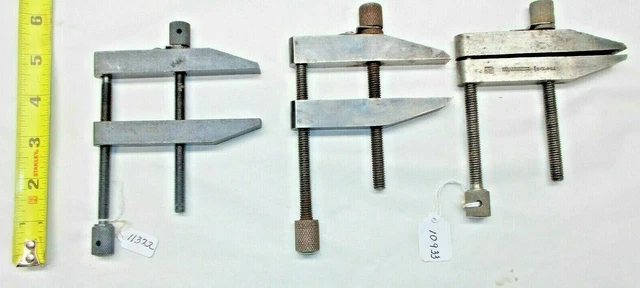 Brown & Sharpe Vintage (3) Machinist's / Toolmaker's Clamp No. 754-E- 2-1/2, USA