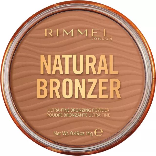 Rimmel London Natural Bronzer, 001 Sunlight / 002 Sunbronze 14g