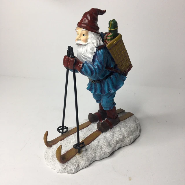 Scandanvian Christmas by Next Season Design Skiing Santa With Presents