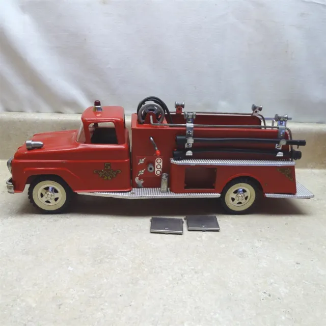 Vintage Tonka Fire Pumper Truck No. 5 Engine, Pressed Steel 1961-62