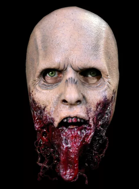 The Walking Dead Kieferloser Zombie - Original lizenzierte Zombiemaske zur