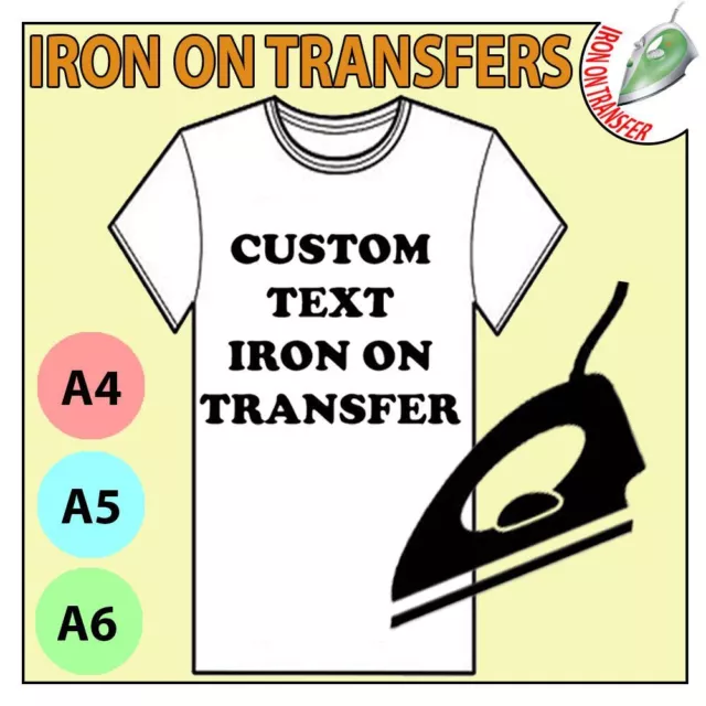 Custom Iron-On Transfers