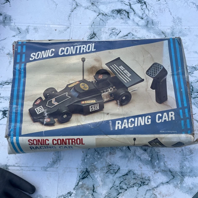 VINTAGE 80'S SONIC Control Racing Car Retro Toy £5.00 - PicClick UK