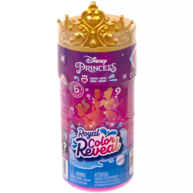 Mattel Disney Prinzessin Small Dolls Royal Color Reveal Sortiment Welle 1