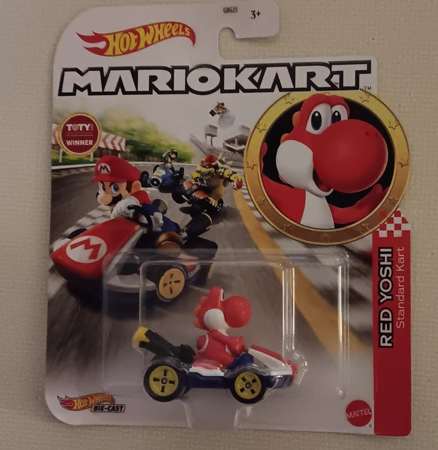 HOT WHEELS MARIO Kart Red Yoshi Standard Kart RARE HTF! 22.00 PicClick