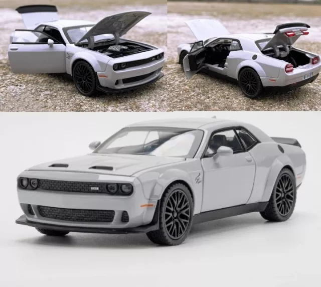 1:32 Dodge Challenger Hellcat Alloy Muscle Car Model Diecasts Sports Toy Gift