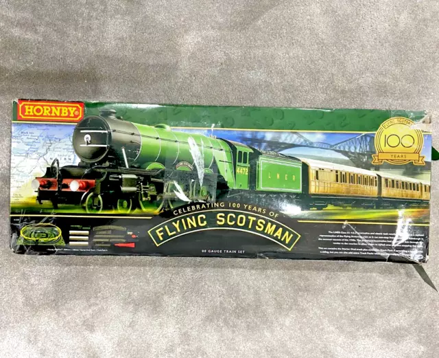 BNIB OO Gauge Hornby R1255 Flying Scotsman Train Set - RRP £250