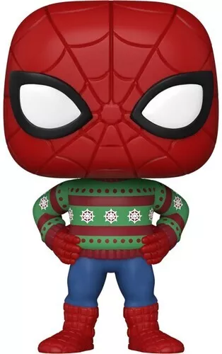 FUNKO POP! MARVEL: Holiday - Spider-Man(SWTR) [New Toy] Vinyl Figure