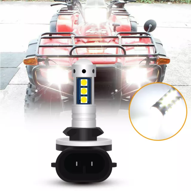 Fit Polaris Sportsman Upper Pod Hedlight LED Light Bulbs 80W White High Power