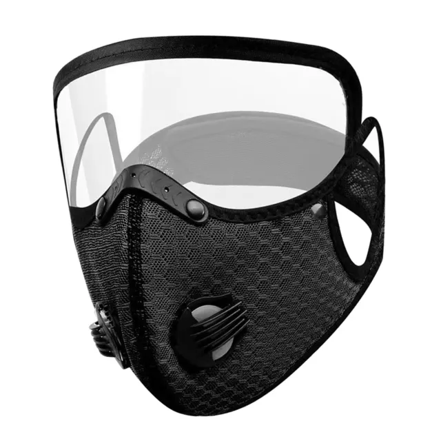 Full Face Shield Facial Masks Cover Mouth Filter Face Mask with Eye Polyester