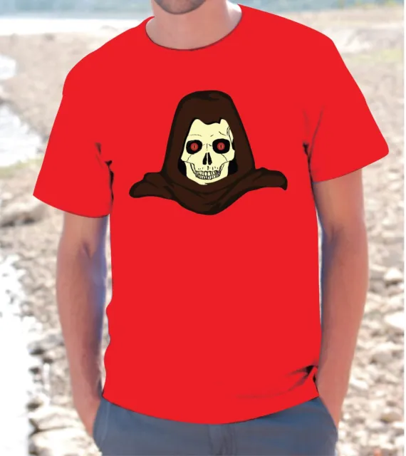 T-Shirt Maglietta  S - M - L - Xl  " Death " Morte Teschio Scheletro Skull