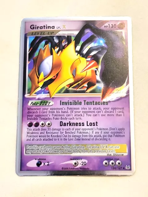 Pokemon GIRATINA 4/146 (Platinum Burger King Promo) LP/Light Play