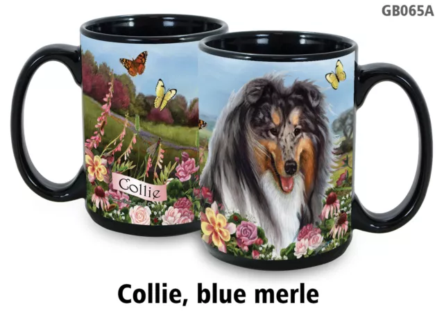 Garden Party Mug - Blue Merle Collie