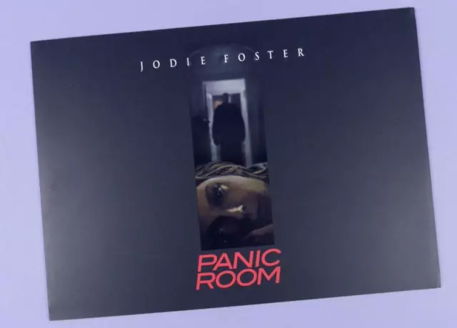 Fold Out Synopsis Card For Panic Room Starring Jodie Foster, Kristen Stewart