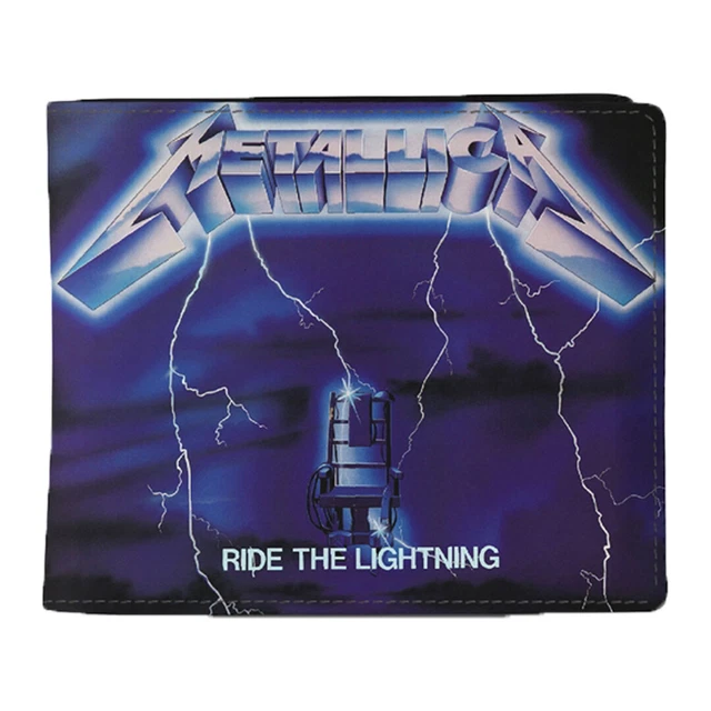 METALLICA BRIEFTASCHE RIDE The Lightning Album Band Logo Nue offiziell