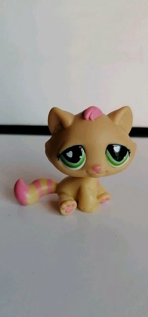 Chaton Littlest Pet Shop Hasbro Authentique - Figurine De Chat Tabby Mignon - Collection LPS
