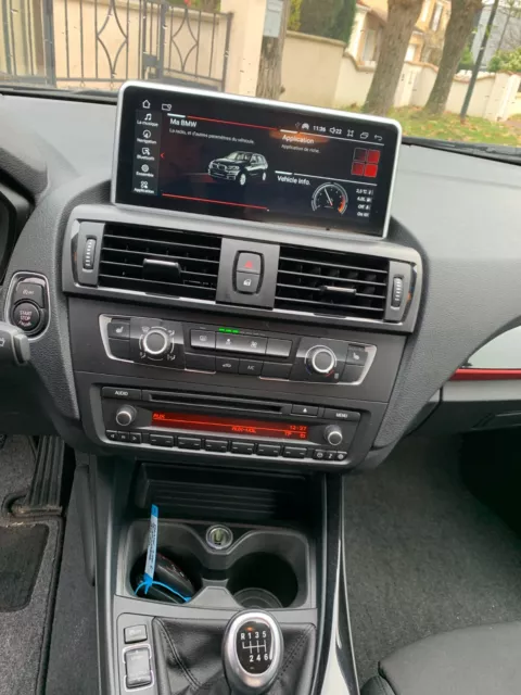 Ecran android12-carplay-gps-WAZE-BT-USB BMW X1 F48 avec caméra de