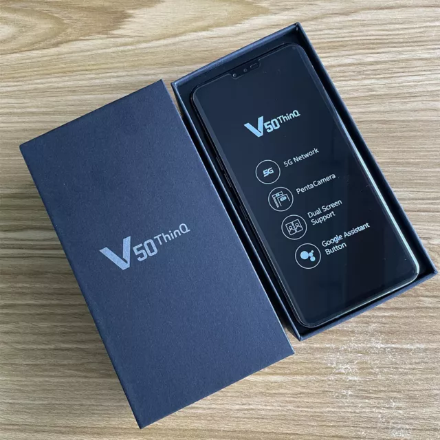 LG V50 ThinQ 5G LM-V500N (Korea) 128GB 6GB RAM Black Unlocked -New Sealed In Box