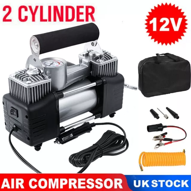 Heavy Duty 12V Electric Car Tyre Inflator 150PSI Portable Air Compressor Pump